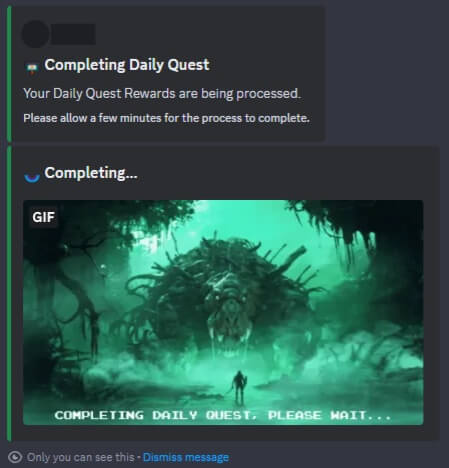 Daily Quest Page
